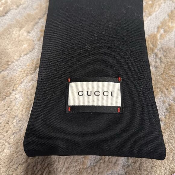 Gucci Core Optical Frame black  plastic frames with gold accents EUC 8059 52 - Picture 14 of 14